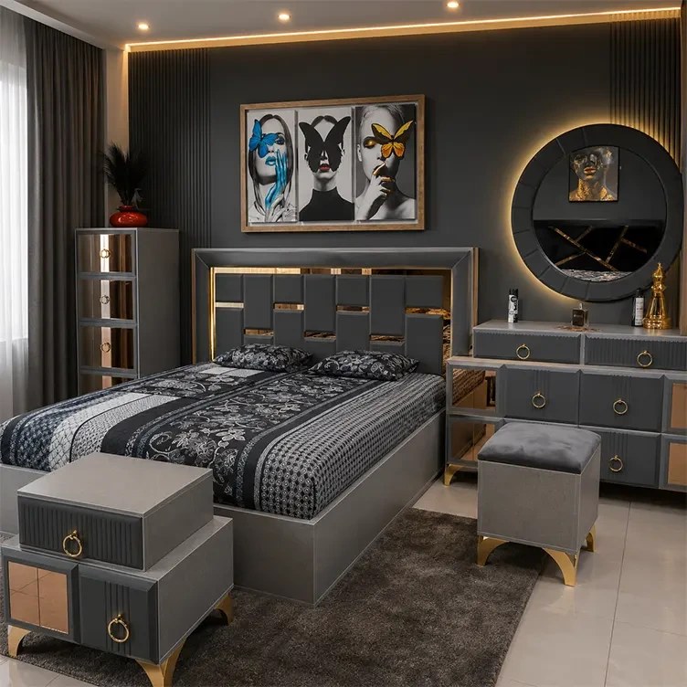 تخت خواب دو نفره کد 909